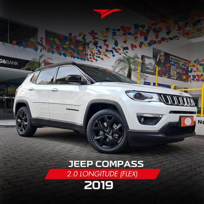 JEEP COMPASS 2.0 16V FLEX LONGITUDE AUTOMÁTICO JEEP COMPASS 2.0 16V FLEX LONGITUDE AUTOMÁTICO